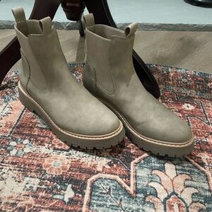 DV by Dolce Vita Taupe Ankle Booties